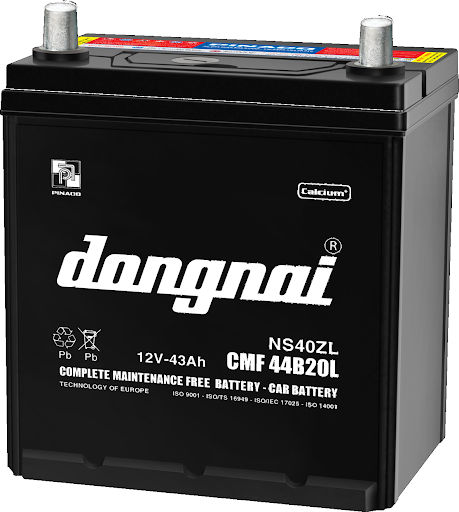 Bình ắc quy Đồng Nai 12V 43Ah